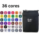 Kit Canetas Touch Duas Pontas Com Estojo