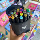 Kit Canetas Touch Duas Pontas Com Estojo